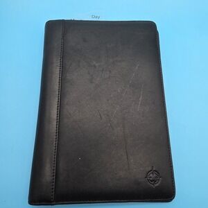 Franklin Covey Leadership Journal Black Leather Cover